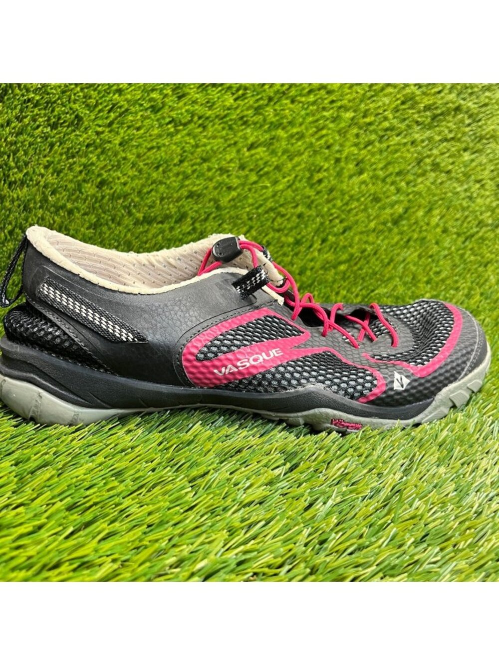 Vasque Lotic Womens Size 10 Black Pink Athletic Running Hiking Shoes Sneakers